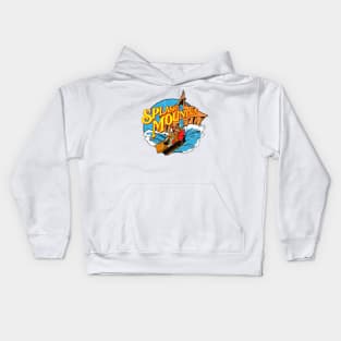 Splash Mountain // Vintage Style Design Kids Hoodie